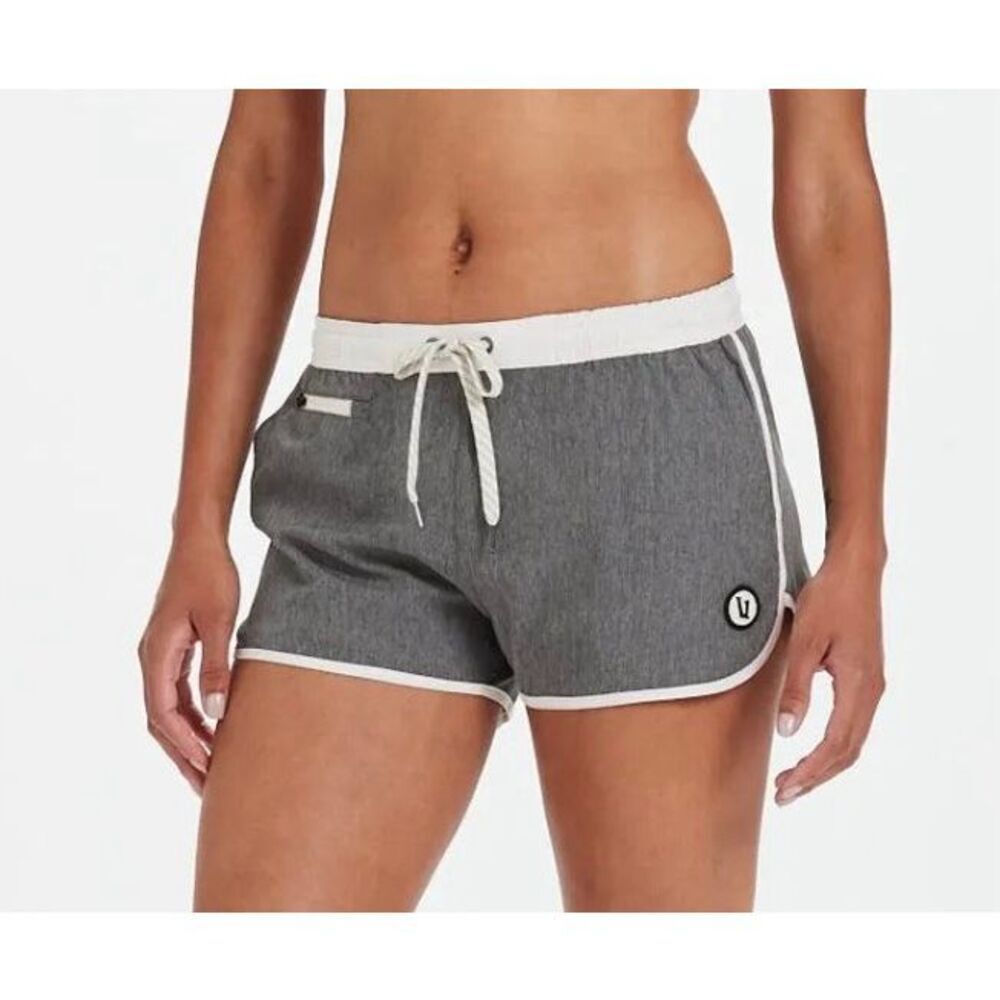 Vuori Tavi GRAY 2” Drawstring Unlined Sport SHORTS sz L